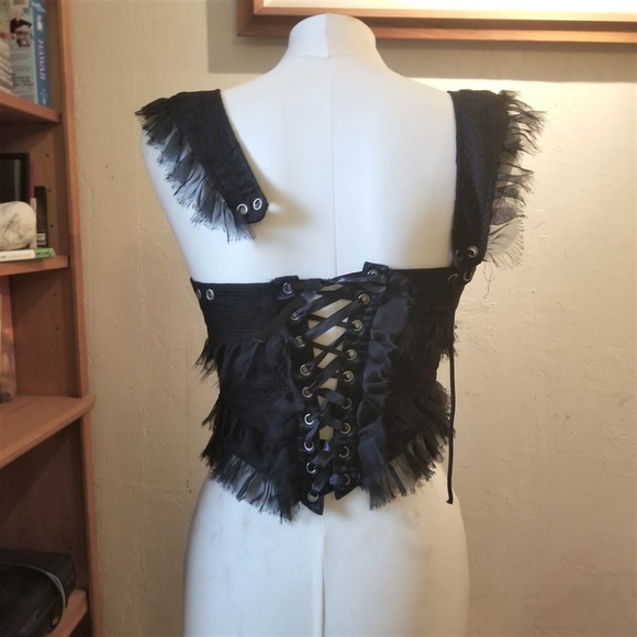 SOLD Lip Service Quoth the Raven Decay Garden Top - Picture 7 of 8